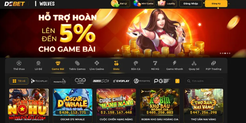 Giới thiệu thông tin về nhà cái nổ hũ Debet