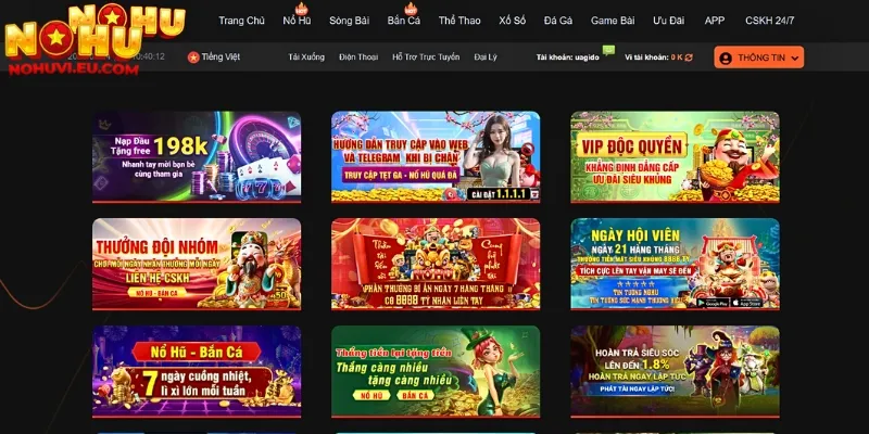 Nhà cái thường xuyên cập nhật khuyến mãi hấp dẫn cho cược thủ